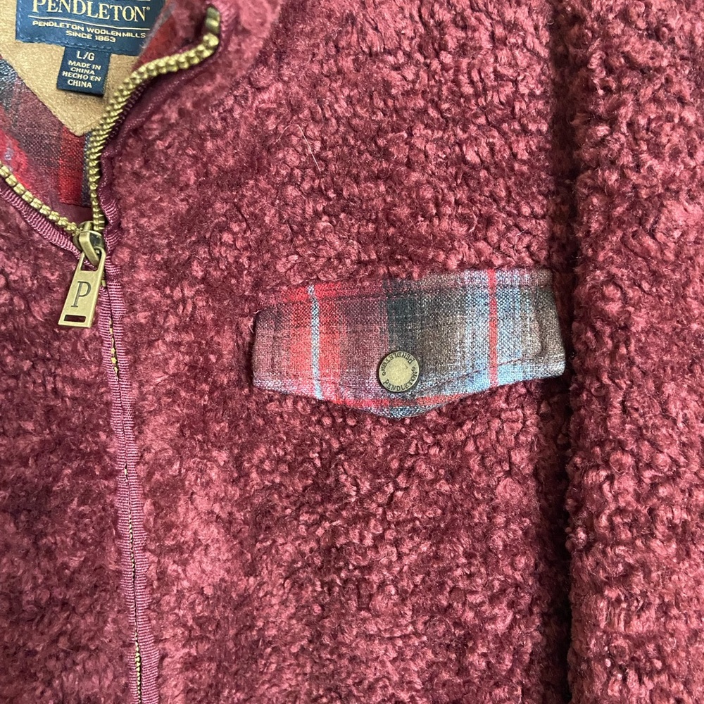 Pendleton Maroon Jacket - image 4